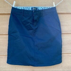 Vintage Hurley Y2K Black Mini Pencil Zip Up Low Rider Skirt